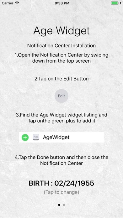 Emulate iPhone app Age Widget using MyAndroid Emulate iPhone app Age Widget using MyAndroid