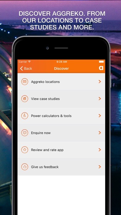Emulate iPhone app Aggreko Remote Monitoring 2.0 using MyAndroid