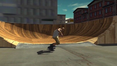 Emulate iPhone app Aggressive Inline Skating - Roller Skating Game using MyAndroid