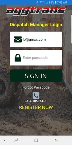 Run android online APK Aggtrans Dispatch from MyAndroid or emulate Aggtrans Dispatch using MyAndroid