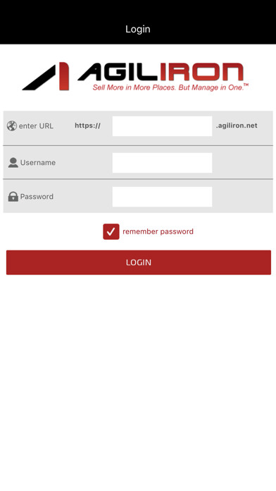 Emulate iPhone app Agiliron Warehouse Management using MyAndroid