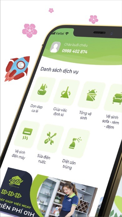 Emulate iPhone app Agiupviec.vn - Giúp việc 5 sao using MyAndroid Emulate iPhone app Agiupviec.vn - Giúp việc 5 sao using MyAndroid