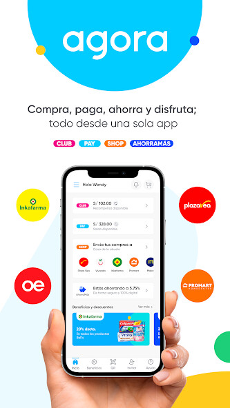 Run android online APK Agora: Ahorra, compra y paga from MyAndroid or emulate Agora: Ahorra, compra y paga using MyAndroid