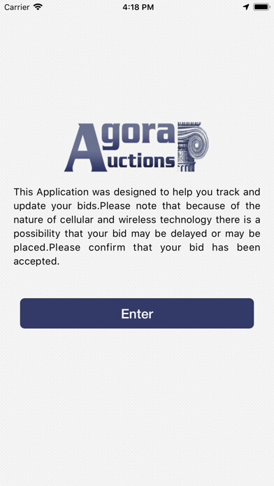 Emulate iPhone app Agora Auctions using MyAndroid Emulate iPhone app Agora Auctions using MyAndroid