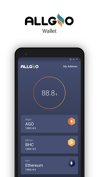Run android online APK AGO Wallet from MyAndroid or emulate AGO Wallet using MyAndroid