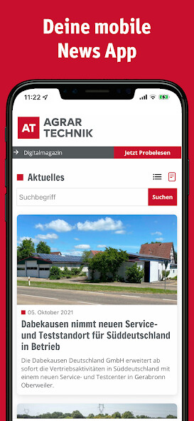 Emulate iPhone app AGRARTECHNIK News using MyAndroid Emulate iPhone app AGRARTECHNIK News using MyAndroid