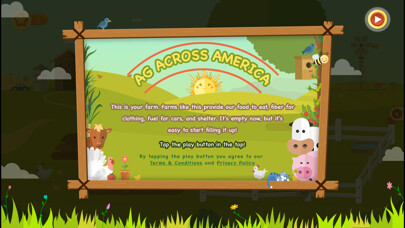 Emulate iPhone app Agriculture Across America using MyAndroid
