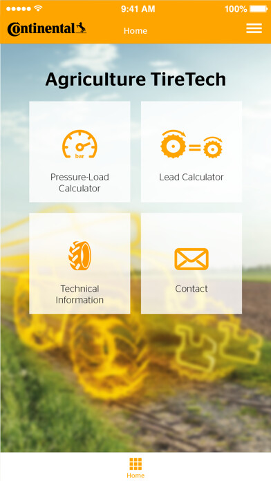 Emulate iPhone app Agriculture Tiretech using MyAndroid