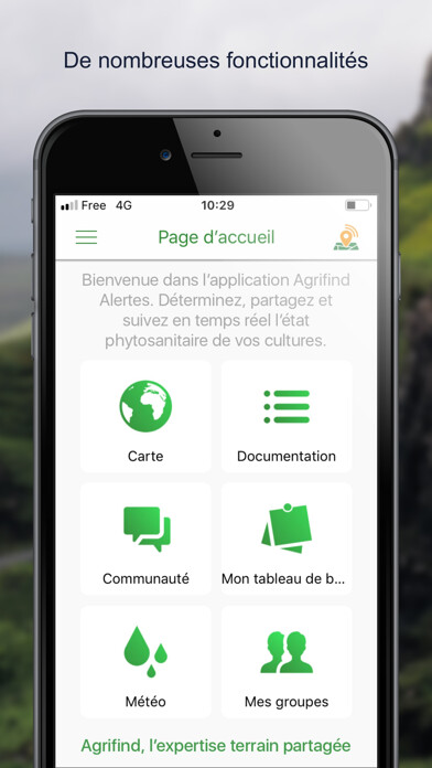 Emulate iPhone app Agrifind Alertes using MyAndroid Emulate iPhone app Agrifind Alertes using MyAndroid
