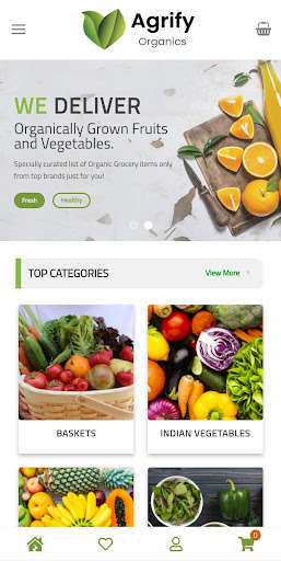 Run android online APK Agrify Organics - Shopping App for Grocery & More from MyAndroid or emulate Agrify Organics - Shopping App for Grocery & More using MyAndroid
