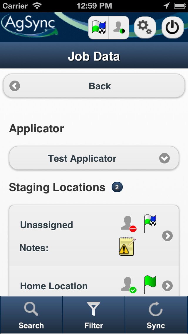 Emulate iPhone app AgSync Operator using MyAndroid