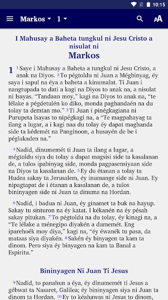 Run android online APK Agta Casiguran Dumagat Bible from MyAndroid or emulate Agta Casiguran Dumagat Bible using MyAndroid