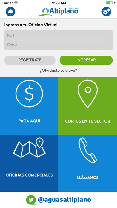 Emulate iPhone app Aguas del Altiplano using MyAndroid Emulate iPhone app Aguas del Altiplano using MyAndroid