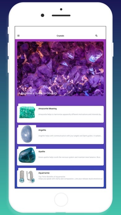 Emulate iPhone app A Guide To Crystals using MyAndroid Emulate iPhone app A Guide To Crystals using MyAndroid