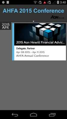 Emulate Android APK AHFA 2015 Conference Emulate Android APK AHFA 2015 Conference