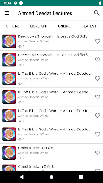 Run android online APK Ahmed Deedat Lectures from MyAndroid or emulate Ahmed Deedat Lectures using MyAndroid