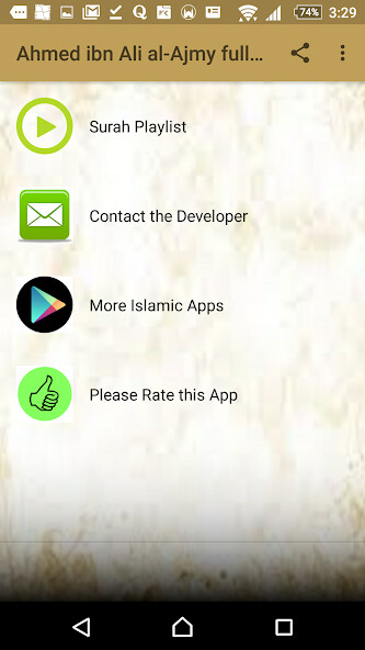Run android online APK Ahmed ibn Ali al-Ajmy Full Quran Online Mp3 from MyAndroid or emulate Ahmed ibn Ali al-Ajmy Full Quran Online Mp3 using MyAndroid