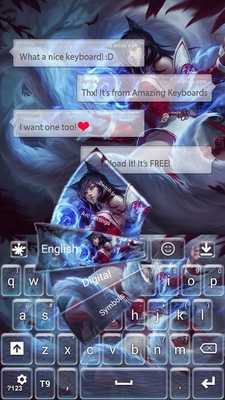 Emulate Android APK Ahri LoL Keyboard Emulate Android APK Ahri LoL Keyboard