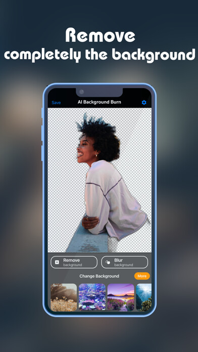 Emulate iPhone app AI Background Burn using MyAndroid Emulate iPhone app AI Background Burn using MyAndroid