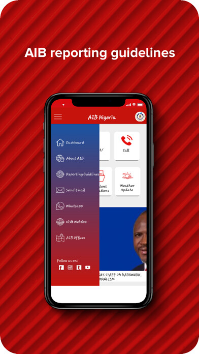 Emulate iPhone app AIB Nigeria App using MyAndroid