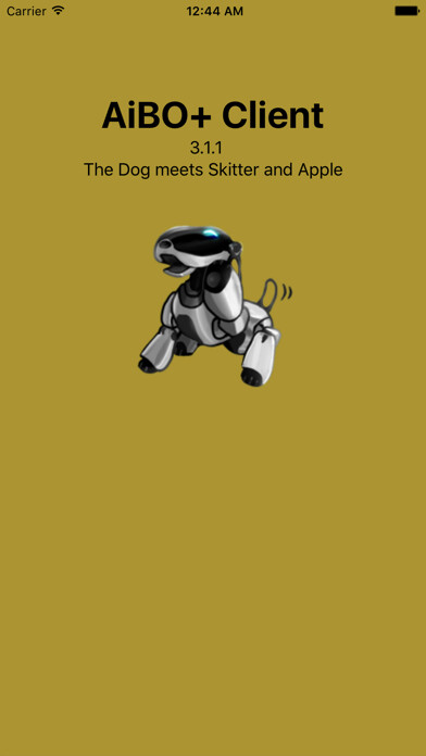Emulate iPhone app AiBO+ Client for Sony ERS-7 robots using MyAndroid Emulate iPhone app AiBO+ Client for Sony ERS-7 robots using MyAndroid