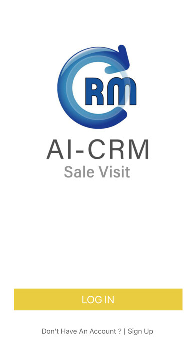 Emulate iPhone app Ai-CRM Sales Visit using MyAndroid