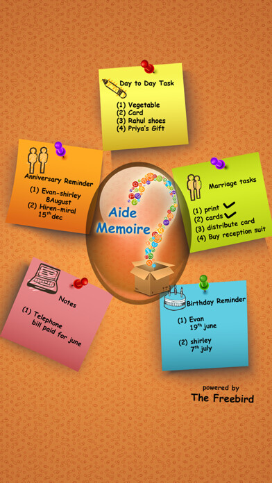Emulate iPhone app AIDE MEMOIRE - An All in One Genius Organizer using MyAndroid Emulate iPhone app AIDE MEMOIRE - An All in One Genius Organizer using MyAndroid