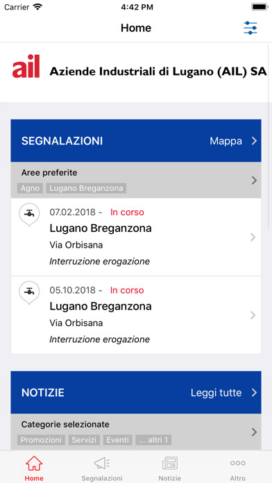 Emulate iPhone app AIL Segnalazioni using MyAndroid Emulate iPhone app AIL Segnalazioni using MyAndroid