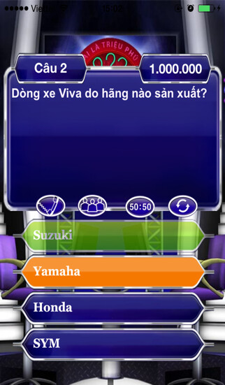 Emulate iPhone app Ai Là Tri?u Phú HOT 2014 using MyAndroid Emulate iPhone app Ai Là Tri?u Phú HOT 2014 using MyAndroid