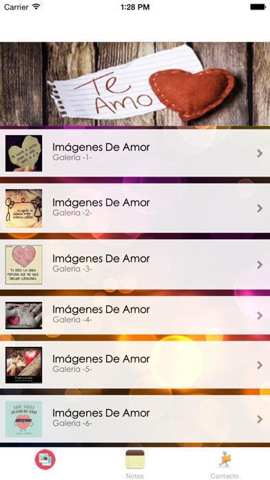 Emulate iPhone app A+ Imagenes De Amor Con Frases - Frases De Amor. using MyAndroid Emulate iPhone app A+ Imagenes De Amor Con Frases - Frases De Amor. using MyAndroid