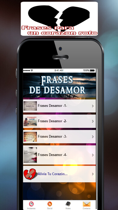 Emulate iPhone app A+ Imagenes De Desamor Con Frases Gratis - Desamor using MyAndroid Emulate iPhone app A+ Imagenes De Desamor Con Frases Gratis - Desamor using MyAndroid