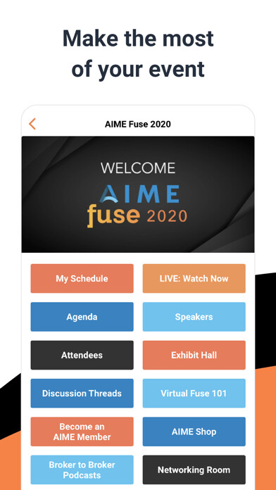 Emulate iPhone app AIME Fuse 2020 using MyAndroid
