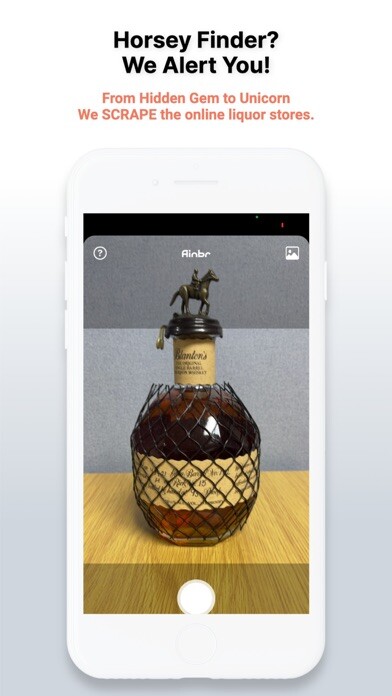 Emulate iPhone app Ainbr: Whiskey Searcher & Scan using MyAndroid