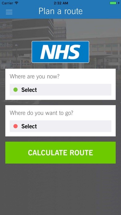 Emulate iPhone app Aintree Hospital Wayfinding using MyAndroid