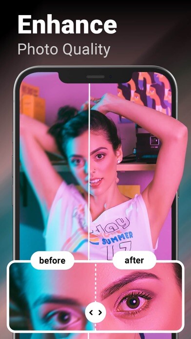 Emulate iPhone app AI Photo Enhancer - Pixelance using MyAndroid Emulate iPhone app AI Photo Enhancer - Pixelance using MyAndroid