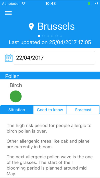 Emulate iPhone app Airallergy using MyAndroid Emulate iPhone app Airallergy using MyAndroid