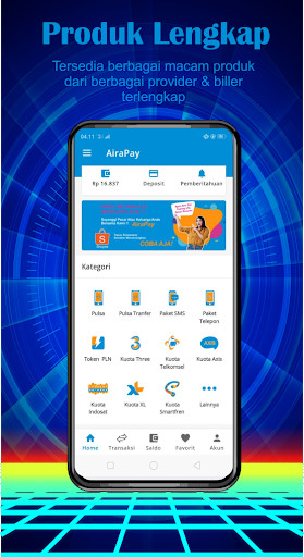 Run android online APK AiraPay : Agen Pulsa Murah,Paket Data - PLN Token from MyAndroid or emulate AiraPay : Agen Pulsa Murah,Paket Data - PLN Token using MyAndroid Run android online APK AiraPay : Agen Pulsa Murah,Paket Data - PLN Token from MyAndroid or emulate AiraPay : Agen Pulsa Murah,Paket Data - PLN Token using MyAndroid