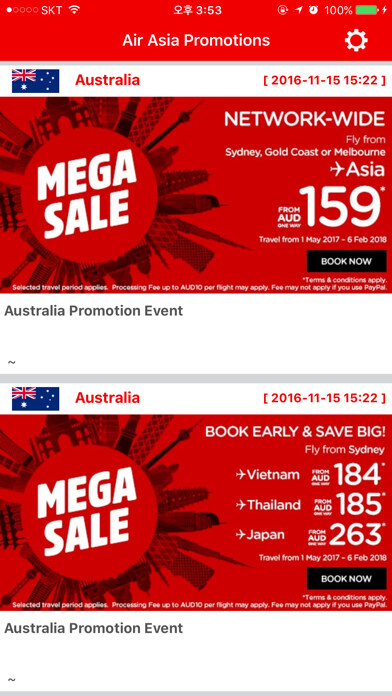 Emulate iPhone app Air Asia Promotions Alarm using MyAndroid Emulate iPhone app Air Asia Promotions Alarm using MyAndroid