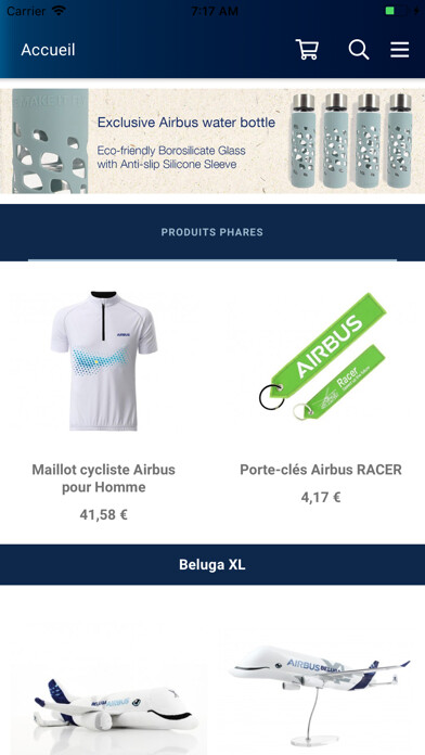 Emulate iPhone app Airbus Shop using MyAndroid Emulate iPhone app Airbus Shop using MyAndroid