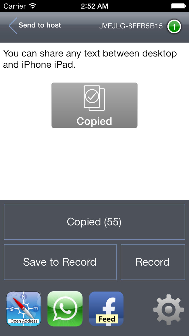Emulate iPhone app Air Clip for IOS (connect clipboard with desktop) using MyAndroid Emulate iPhone app Air Clip for IOS (connect clipboard with desktop) using MyAndroid
