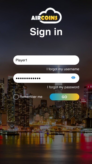 Emulate iPhone app Aircoins AR using MyAndroid