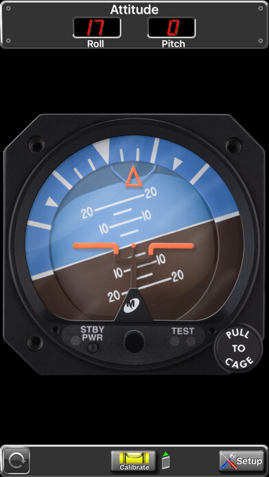 Emulate iPhone app Aircraft Horizon using MyAndroid