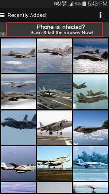 Emulate Android APK Aircraft Set Wallpapers