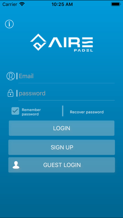 Emulate iPhone app AIRE PADEL using MyAndroid Emulate iPhone app AIRE PADEL using MyAndroid