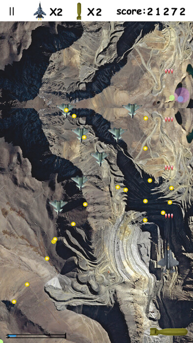 Emulate iPhone app Airforce War using MyAndroid