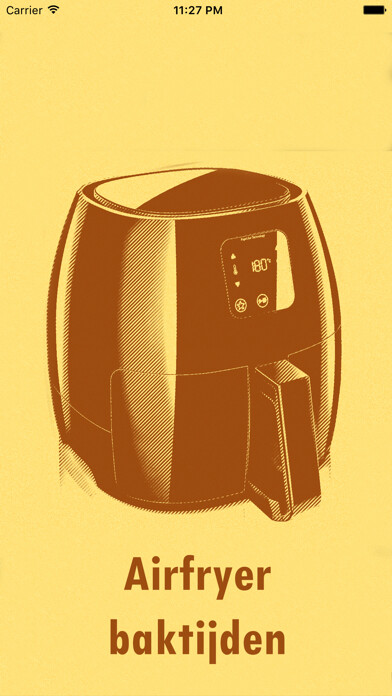 Emulate iPhone app Airfryer Baktijden using MyAndroid Emulate iPhone app Airfryer Baktijden using MyAndroid
