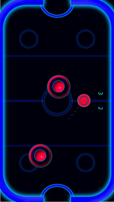 Emulate iPhone app Air Hockey Blue using MyAndroid