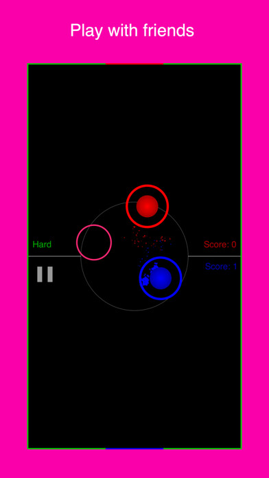 Emulate iPhone app Air Hockey Lite using MyAndroid