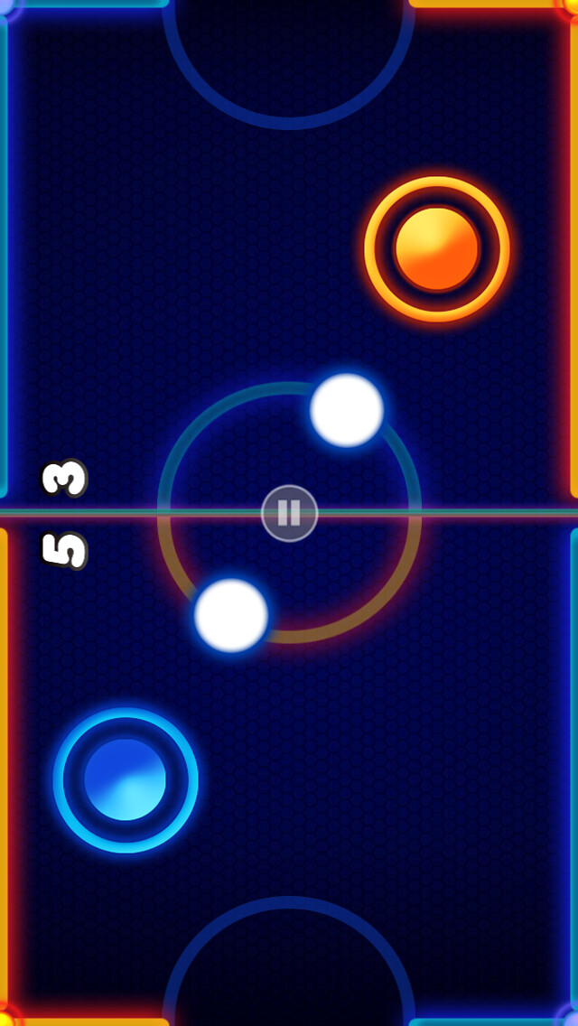 Emulate iPhone app Air Hockey : Space Edition using MyAndroid