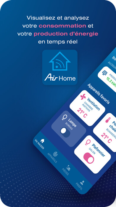 Emulate iPhone app Airhome - Maison connectée using MyAndroid